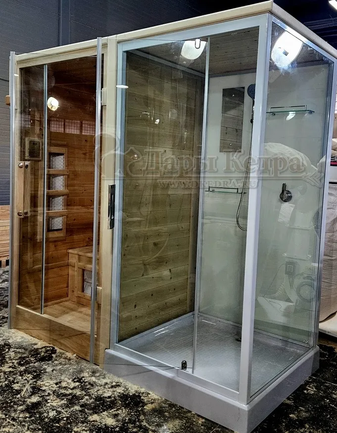 Комбинированная сауна с душевой